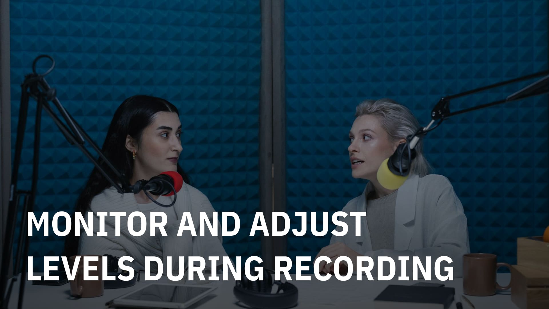 Monitor and Adjust Levels During Recording